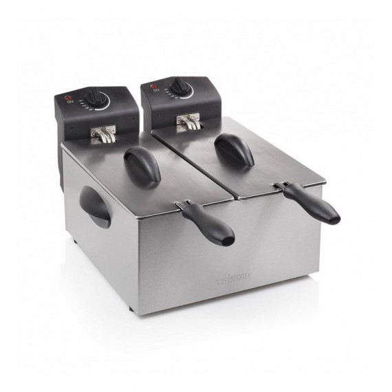 Freidora Doble TRISTAR FR-6937 de 6 Litros Acero Inoxidable