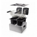 Freidora Doble TRISTAR FR-6937 de 6 Litros Acero Inoxidable