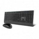Kit Teclado y Ratón Inalámbrico NOX Lite Duo Rf/bluetooth Negro (nxliteduosp)