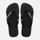 Hav. Top Logo Metallic Black/black HAVAIANAS