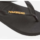 Hav. Top Logo Metallic Black/black HAVAIANAS