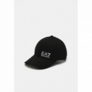 Gorra EA7 Emporio Armani Negra Logo Blanco  ARMANI EXCHANGE