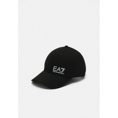 Gorra EA7 Emporio Armani Negra Logo Blanco  ARMANI EXCHANGE