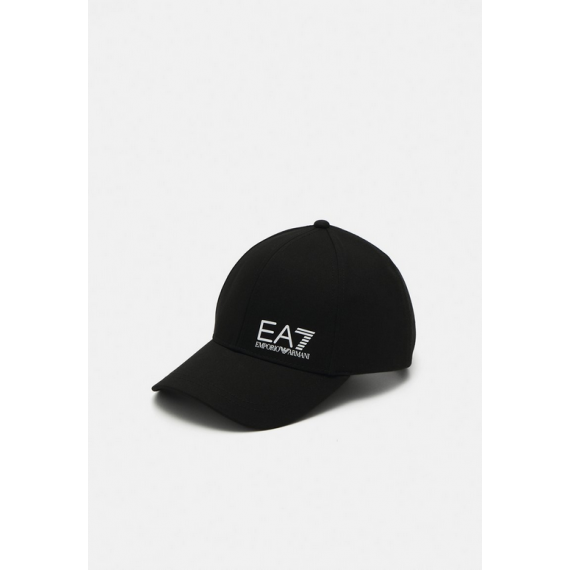 Gorra EA7 Emporio Armani Negra Logo Blanco  ARMANI EXCHANGE