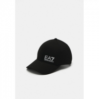 Gorra EA7 Emporio Armani Negra Logo Blanco  ARMANI EXCHANGE