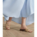 PETALO II RAFFIA SIGNIA SLIDE NATURAL RA