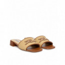 PETALO II RAFFIA SIGNIA SLIDE NATURAL RA