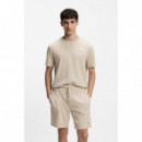 Austin T-shirt 10267482 01 Light Beige  HUGO