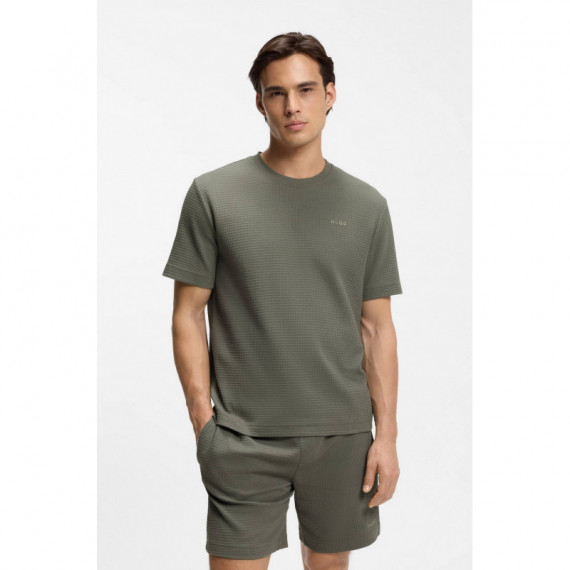 Austin T-shirt 10267482 01 Dark Green  HUGO