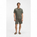 Austin T-shirt 10267482 01 Dark Green  HUGO
