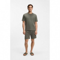 Austin T-shirt 10267482 01 Dark Green  HUGO