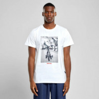 Camisetas Hombre Camiseta DEDICATED Stockholm Gremlins Bike White