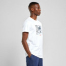Camisetas Hombre Camiseta DEDICATED Stockholm Gizmo White