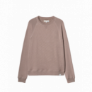 Jerséis y Sudaderas Sudadera MERZ B SCHWANEN Relaxed Lightweight Easycrew Faded Grain