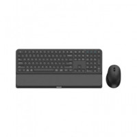 PHILIPS Combo Teclado  + Raton Inalambrico  BLUETOOTH Reposamuñeca SPT6607 Negro