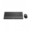 PHILIPS Combo Teclado  + Raton Inalambrico  Bluetooth Reposamuñeca SPT6607 Negro