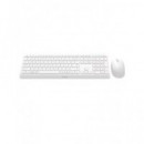 PHILIPS Teclado + Raton Inalambrico Bluetooth Compacto  SPT6407 Blanco