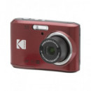 KODAK Camara de Foto Digital Pixpro FZ45 Roja 4X ZOOM,16MP,27MM Gran Angular