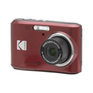 KODAK Camara de Foto Digital Pixpro FZ45 Roja 4X ZOOM,16MP,27MM Gran Angular