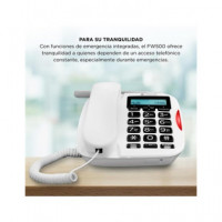 MOTOROLA Telefono Fijo Sobremesa Tarjeta Sim 4G FW500