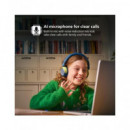 PHILIPS Aurcular Casco Con Cable Jack 3.5/ Tipo C TAK2000 Para Niños 85Db Rosa Naranja