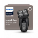 PHILIPS Afeitadora para la Cabeza Head Pro HS5980/15 Serie 5000 Recargable Cabezal Flexible 360º