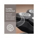 PHILIPS Afeitadora para la Cabeza Head Pro HS5980/15 Serie 5000 Recargable Cabezal Flexible 360º