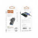HOCO Adaptador 2 en 1 Lightning/M y Tipo C/M A Usb/H OTG UA17