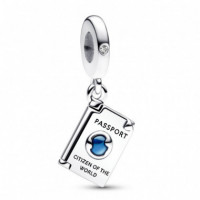 PANDORA Charm Colgante Pasaporte que Se Abre 792680C01