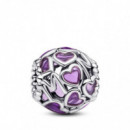 PANDORA Charm en Plata de Ley Corazón Mamá en Filigrana 793772C01