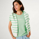 Pepe Jeans Camiseta New Virginia Ss N Verde PL505202-612