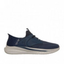 Skechers Zapatillas Slade Marinas 210889-NVY