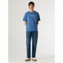 Pepe Jeans Camiseta básica de punto sencillo PM5010178-576
