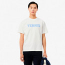 Camiseta de algodón estampada