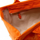 Bolso shopper logotipo y detalles deshilachados