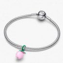 Charm Manzana Cristal de Murano Rosa 794485C01