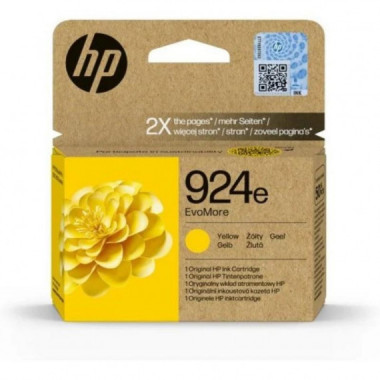 Cartucho de Tinta Original HP 924e XL EvoMore Amarillo (4K0U9NE)