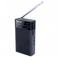 Radio Portátil Analógica Am/fm Gen-x FM-4405 Negra  GEN X