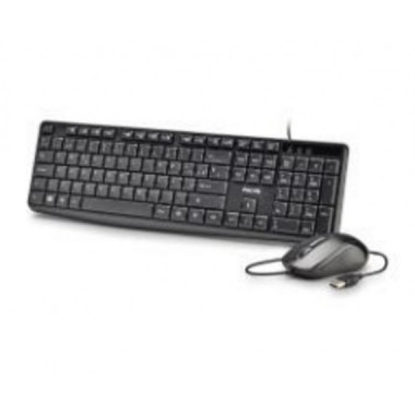 Kit Teclado + Rat&oacute;n NGS V2 QWERTY USB &Oacute;ptico Ambidextro 1000dpi Negro (COCOAKITV2SPANISH)