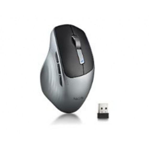 Ratón Óptico Diestro NGS RF Wireless/Bluetooth 1600dpi Negro/Gris (LUSH-RB)