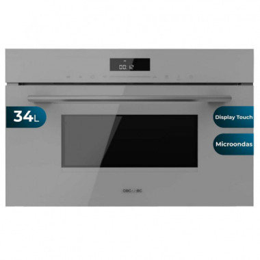 Bolero Hexa MW703800 Glass Grey 59,6X38,2X45,6 Cm  CECOTEC