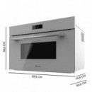 Bolero Hexa MW703800 Glass Grey 59,6X38,2X45,6 Cm  CECOTEC