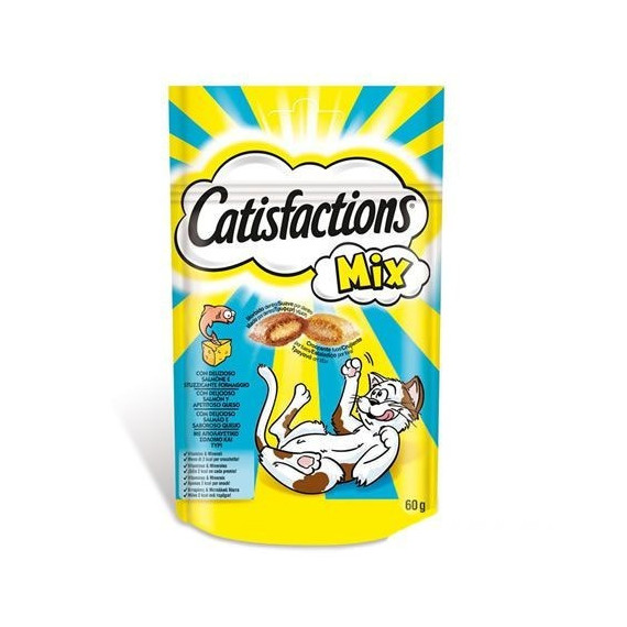 Catisfactions Gato Snack Queso Salmon 60 Gr  MARS