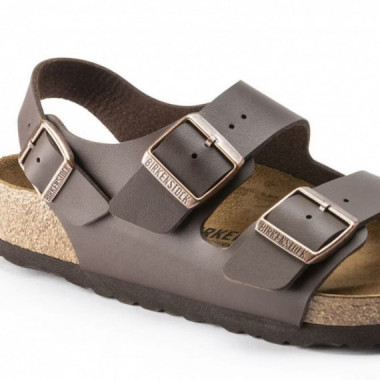 Calzado BIRKENSTOCK Milano Birko-flor Nubuck Dark Brown