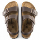 Calzado BIRKENSTOCK Milano Birko-flor Nubuck Dark Brown