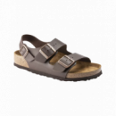Calzado BIRKENSTOCK Milano Birko-flor Nubuck Dark Brown