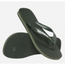 Hav. Brasil Logo Green Olive/green Olive HAVAIANAS