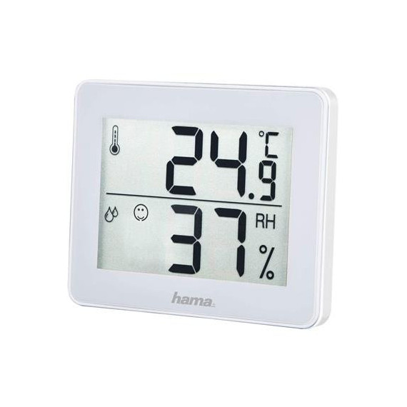 HAMA Estacion Meteorologica con Higrometro Blanco 186360
