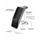 ANDOWLCargador Inalambrico 6 En 1 Para Iphone,Airpods,Iwatch Negro 20W Q-WX500