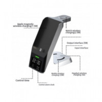 Andowlcargador Inalambrico 6 en 1 para Iphone,airpods,iwatch Negro 20W Q-WX500  ANDOWL